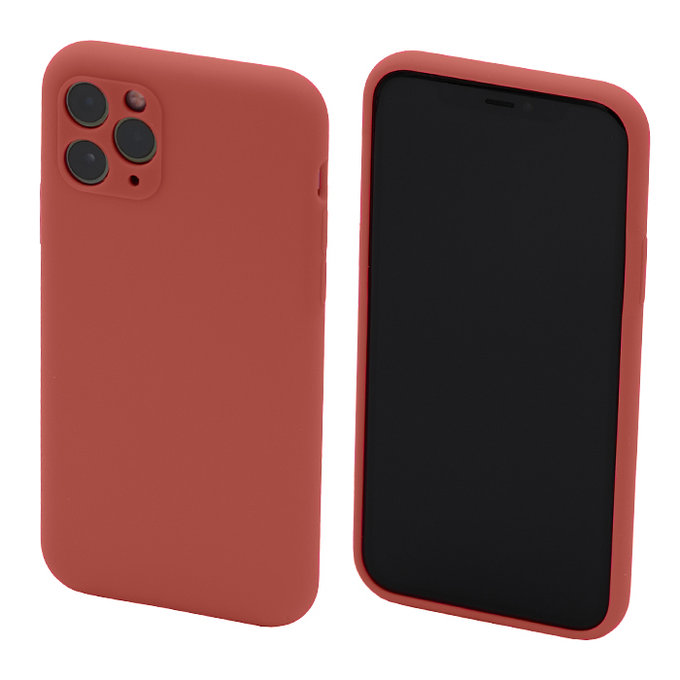 FixPremium - Coque en silicone pour iPhone 11 Pro, bourgogne