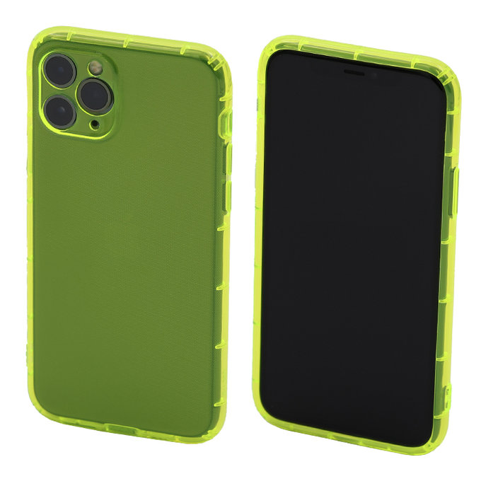 FixPremium - Coque transparente pour iPhone 11 Pro, jaune