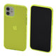 FixPremium - Coque transparente pour iPhone 12 & 12 Pro, jaune