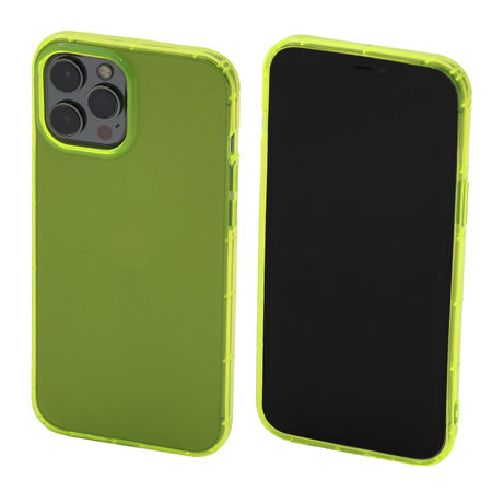 FixPremium - Coque transparente pour iPhone 12 Pro Max, jaune