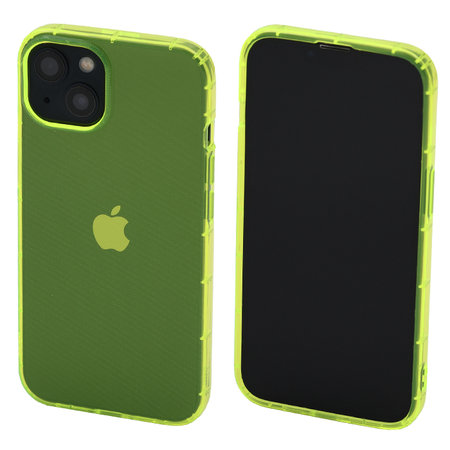 FixPremium - Coque transparente pour iPhone 13, jaune