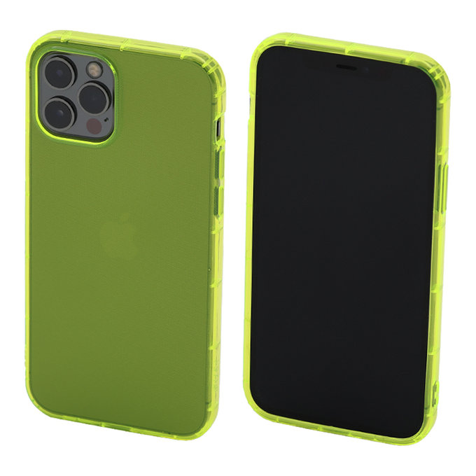 FixPremium - Coque transparente pour iPhone 13 Pro, jaune