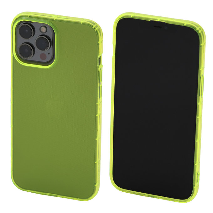 FixPremium - Coque transparente pour iPhone 13 Pro Max, jaune