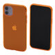 FixPremium - Coque transparente pour iPhone 11, orange