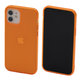 FixPremium - Coque transparente pour iPhone 12 & 12 Pro, orange