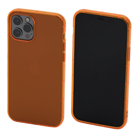 FixPremium - Coque transparente pour iPhone 13 Pro, orange