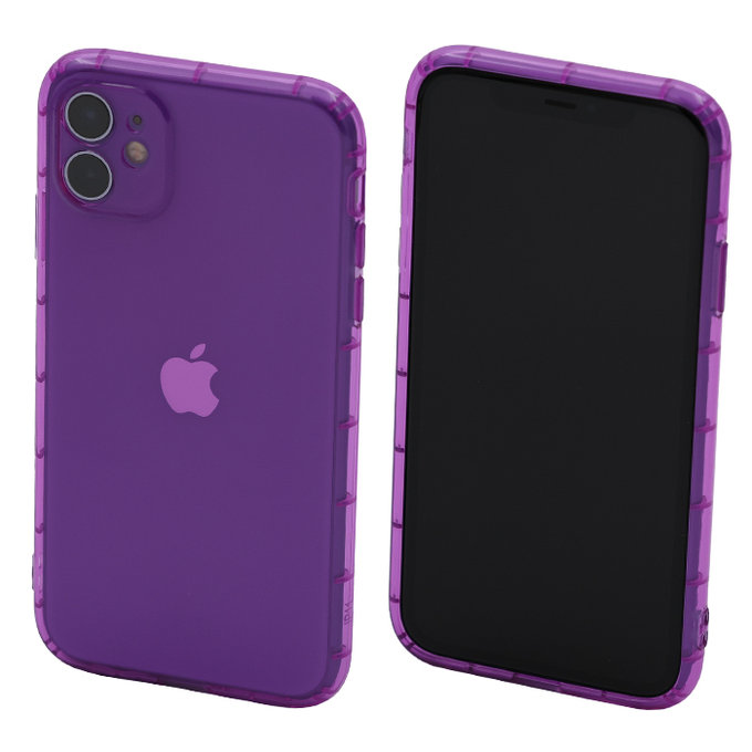 FixPremium - Coque transparente pour iPhone 11, violette