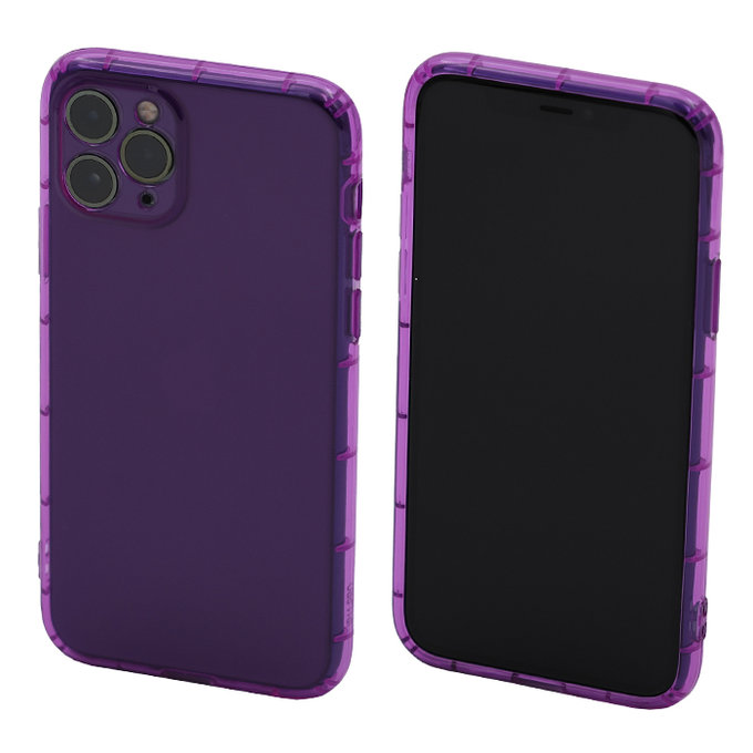 FixPremium - Coque transparente pour iPhone 11 Pro, violette