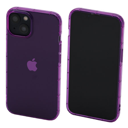 FixPremium - Coque transparente pour iPhone 13, violette