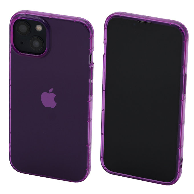 FixPremium - Coque transparente pour iPhone 13, violette