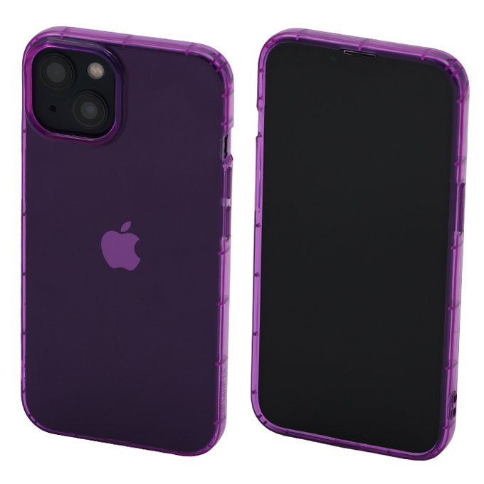 FixPremium - Coque transparente pour iPhone 14, violette