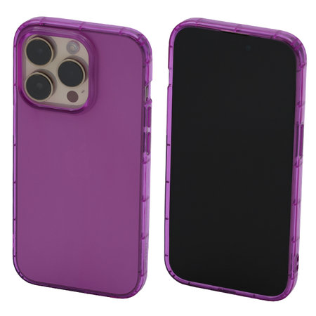 FixPremium - Coque transparente pour iPhone 14 Pro, violette