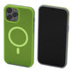 FixPremium - Coque transparente avec MagSafe pour iPhone 12 Pro Max, neon green