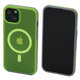 FixPremium - Coque Clear sMagSafe pour iPhone 14, neon green