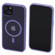 FixPremium - Coque transparente avec MagSafe pour iPhone 14, violette