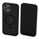 FixPremium - Coque transparente sMagSafe pour iPhone 14 Pro Max, noir givré