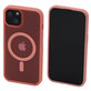 FixPremium - Coque transparente avec MagSafe pour iPhone 14, peach pink
