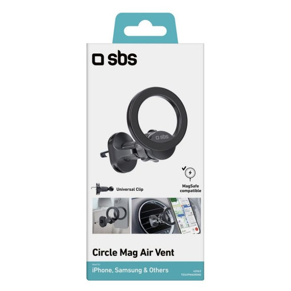 SBS - Porte-voiture CircleMag MagSafe, noir