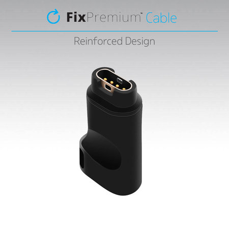 FixPremium - Réduction du connecteur Micro-USB vers Garmin pour Montre, noir