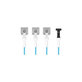 WYlie WL-648 - Kit de câbles d'alimentation pour Apple iPad