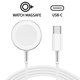Chargeur magnétique rapide pour câble USB-C pour Apple Watch, 1 m, plastique, bulk