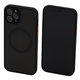 FixPremium - Étui Matte avec MagSafe pour iPhone 12 Pro, noir