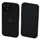 FixPremium - Étui Matte avec MagSafe pour iPhone 13 a 14, noir