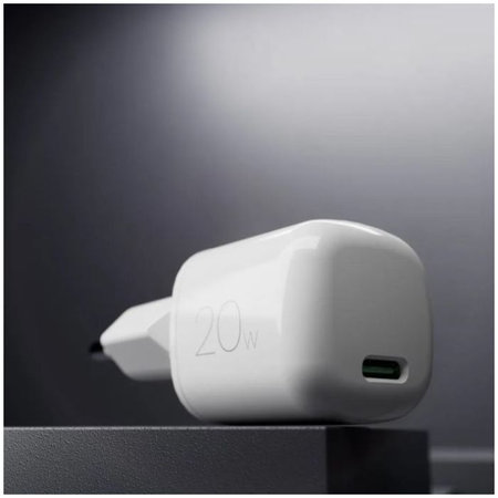 PURO - Adaptateur de charge MiniPro USB-C, GaN, 20W, blanc