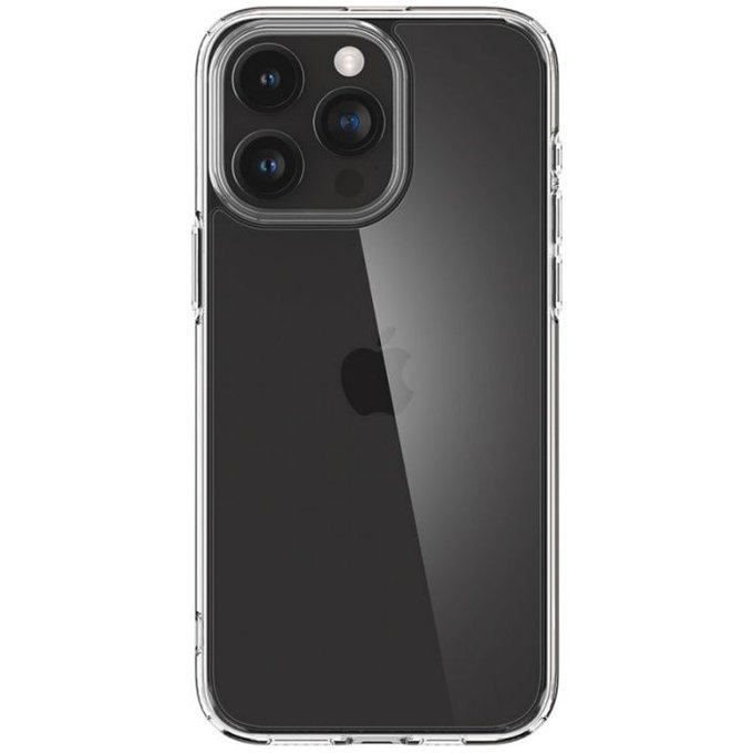 Spigen - Étui Ultra Hybrid pour iPhone 15 Pro Max, Crystal Clear