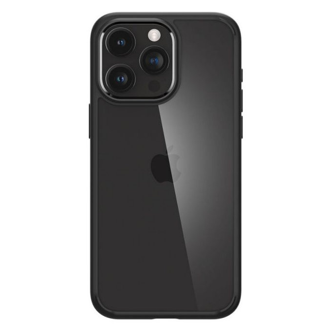 Spigen - Étui Ultra Hybrid pour iPhone 15 Pro Max, Matte Black