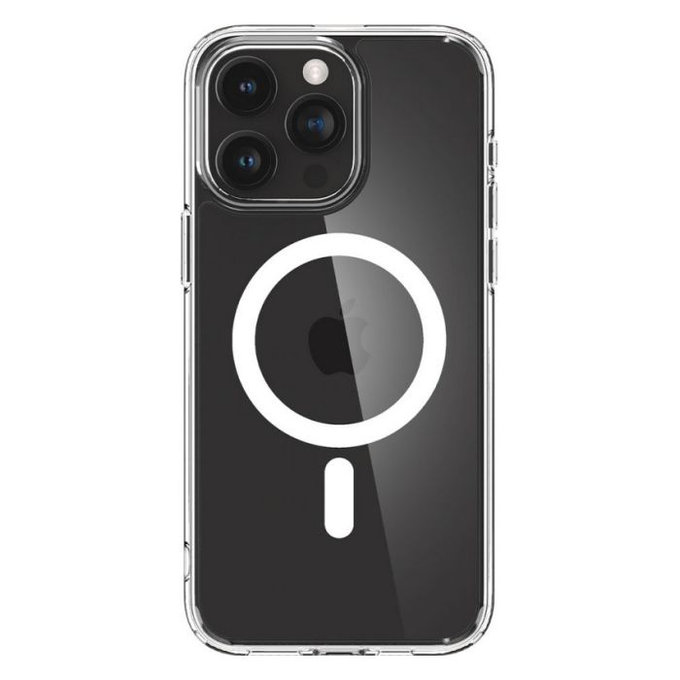 Spigen - Étui Ultra Hybrid avec MagSafe pour iPhone 15 Pro Max, blanc