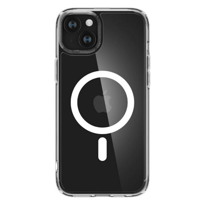 Spigen - Étui Ultra Hybrid avec MagSafe pour iPhone 15 Plus, blanc