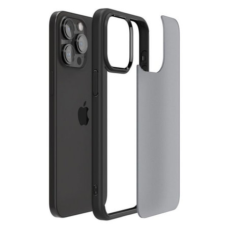 Spigen - Étui Ultra Hybrid pour iPhone 15 Pro, Frost Black