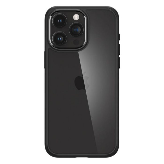 Spigen - Étui Ultra Hybrid pour iPhone 15 Pro, Matte Black