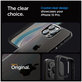Spigen - Étui Ultra Hybrid pour iPhone 15 Pro, Matte Black
