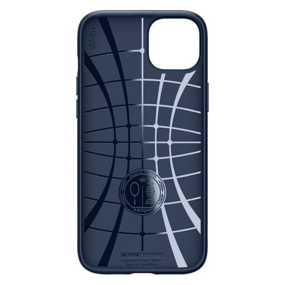 Spigen - Étui Liquid Air pour iPhone 15, Navy Blue