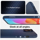 Spigen - Étui Liquid Air pour iPhone 15, Navy Blue