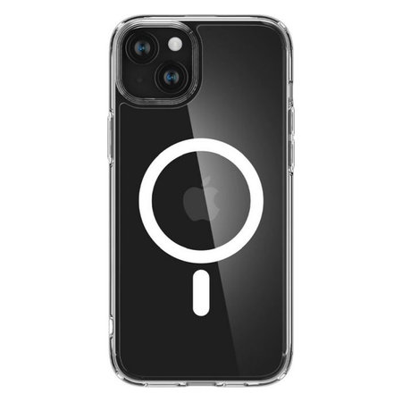 Spigen - Étui Ultra Hybrid avec MagSafe pour iPhone 15, blanc