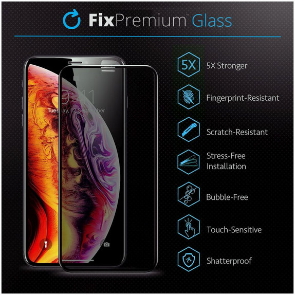 FixPremium Privacy Anti-Spy Glass - Verre trempé pour iPhone 15 Plus