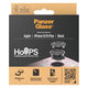 PanzerGlass - Couvercle de Protection d'Objectif d'Appareil Hoops pour iPhone 15 et 15 Plus, transparent