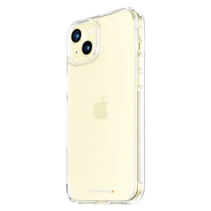 Étui HardCase D3O pour iPhone 15 Plus, Transparent, PanzerGlass