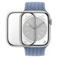 Verre trempé Full Body D3O pour Apple Watch 9/8/7 41 mm, Transparent, PanzerGlass