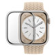 Verre trempé Full Body D3O pour Apple Watch 9/8/7 45 mm, Transparent, PanzerGlass