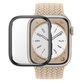 Verre trempé Full Body D3O pour Apple Watch 9/8/7 45 mm, Noir, PanzerGlass