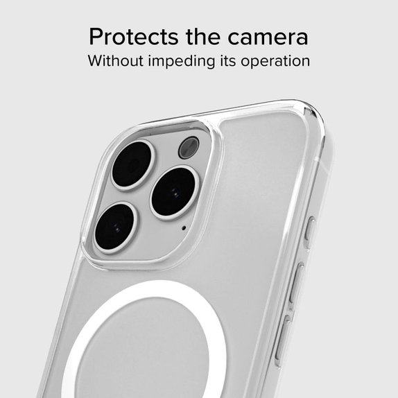 SBS - Étui Light Mag avec MagSafe pour iPhone 15 Pro, transparente