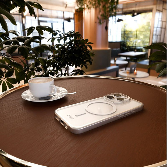 SBS - Étui Light Mag avec MagSafe pour iPhone 15 Pro, transparente