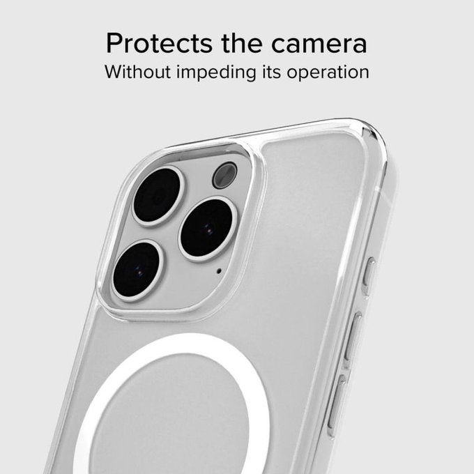 SBS - Étui Light Mag avec MagSafe pour iPhone 15 Pro Max, transparente