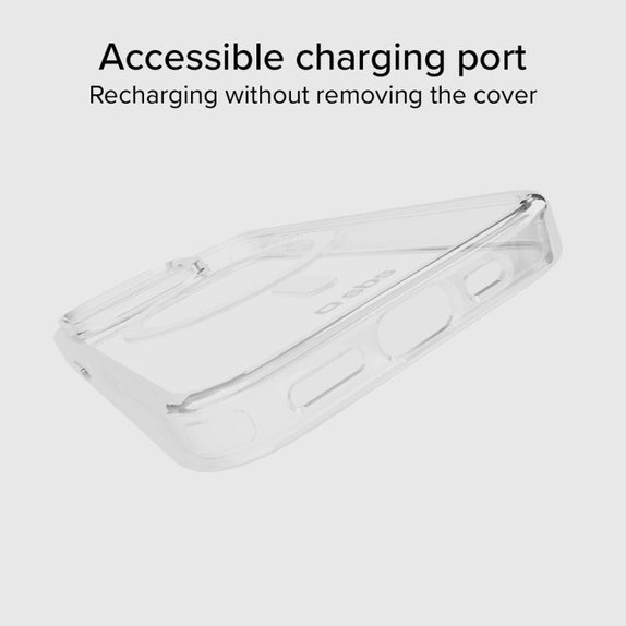 SBS - Étui Light Mag avec MagSafe pour iPhone 15 Pro Max, transparente