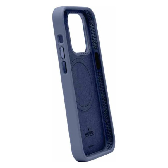 PURO - Étui ICON MAG PRO s MagSafe pour iPhone 15 Pro Max, bleu foncé