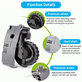 iRobot Roomba 500, 600, 700, 800, 900-series - Roue avec moteur (gauche)